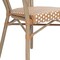 Flash Furniture Lourdes Thonet French Bistro Stack Chair w/Arms, Natural/White PE Rattan/Bamboo Alum Frame, 2PK 2-SDA-AD642002A-NATWH-LTNAT-GG - alternate 2